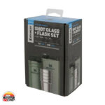 ست شات و قمقمه کتابی استنلی مدل shot glass + flask set - Image 3