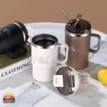 ماگ سفری نی دار سایز 630 میلی‌ لیتر - Image 6