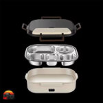 ظرف غذای برقی گرم کننده با مخزن استیل مدل F01591 - Image 9