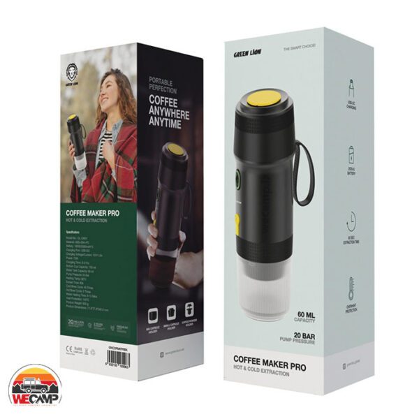 قهوه ساز قابل شارژ پرتابل گرین لاین پرو Green Coffee Maker Pro GL-CM01 - Image 4