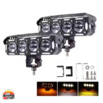 پروژکتور دو رنگ 4 لنز چشمک زن دسته سيم دار مدل JRY-19 - Image 2