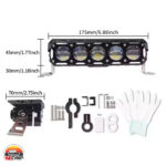 پروژکتور دو رنگ 5 لنز چشمک زن دسته سيم دار مدل JRY-20 - Image 2