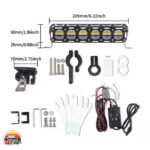 پروژکتور دو رنگ 6 لنز چشمک زن دسته سيم دار مدل JRY-21 - Image 4