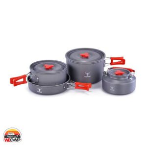 ست ظروف کمپینگ 4-5 نفره پکینیو مدل PEKYNEW COOKING SET Spice4