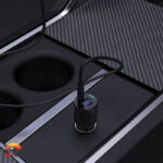 شارژر فندکی سه پورت 85 وات پاورولوژی