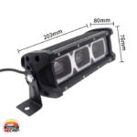 لایت بار دو رنگ نئون دار 23 سانتی‌متر 90 وات - Image 3