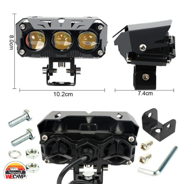 پروژکتور سه لنز دو رنگ Motolight