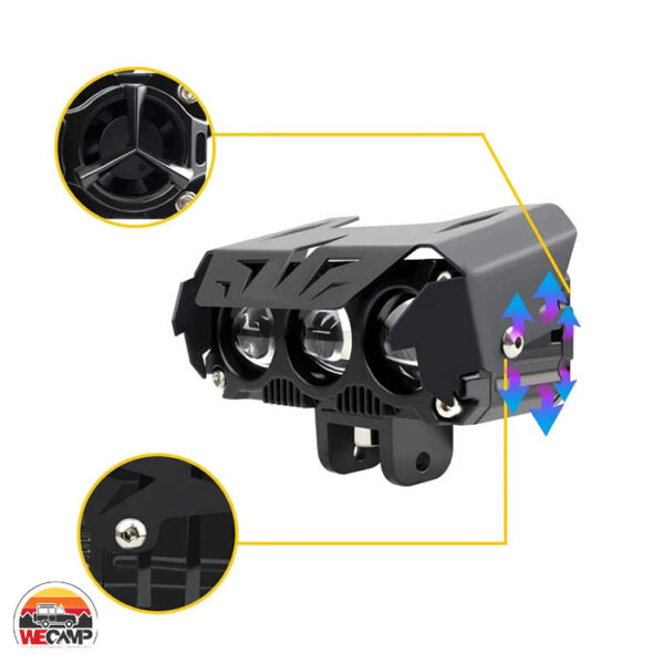 پروژکتور سه لنز دو رنگ Motolight