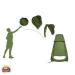 چادر حمام و دستشویی صحرایی 2011