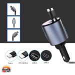 شارژر فندکی ۴ در ۱ گرین لاین