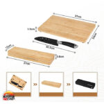 ست چاقو و تخته آشپزی کینگ کمپ KA2211