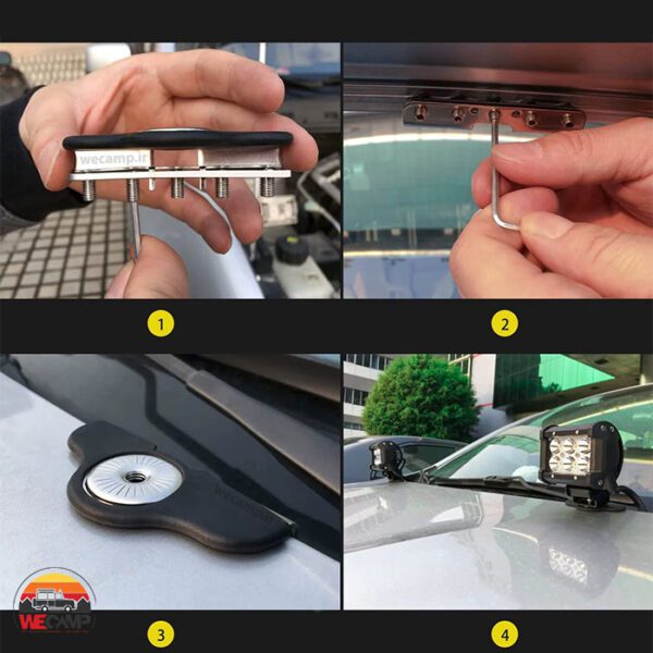 براکت لبه کاپوت خودرو توبیز Bracket-03