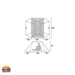چادر 2-3 نفره برگ 1105
