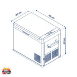 یخچال فریزر خودرو ایستکول
