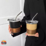 لیوان سفری استیل WOODSIP