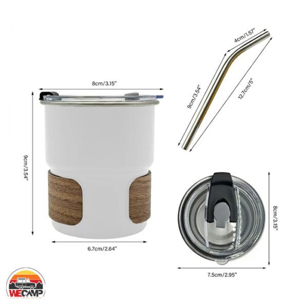 لیوان سفری استیل WOODSIP