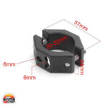 براکت کوتاه پروژکتور دسته موتورسیکلت