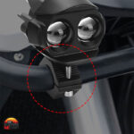 براکت کوتاه پروژکتور دسته موتورسیکلت