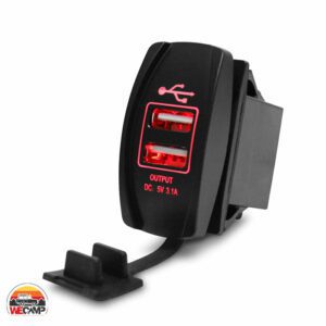 پورت USB دوتایی توکار خودرو