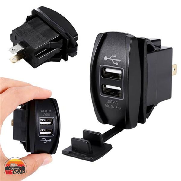 پورت USB دوتایی توکار