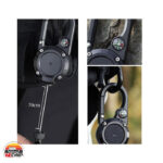 جاکلیدی کارابین‌دار جمع‌شونده