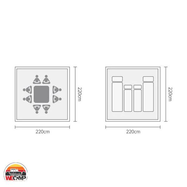 چادر کمپینگ بادی SYD0627