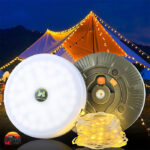 چراغ چادر ریسه‌ای شارژی CQ-338