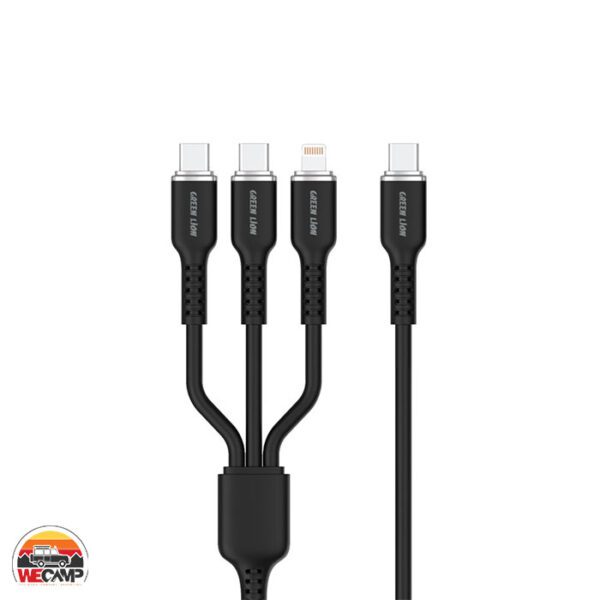 کابل شارژ 3 سر گرین لاین