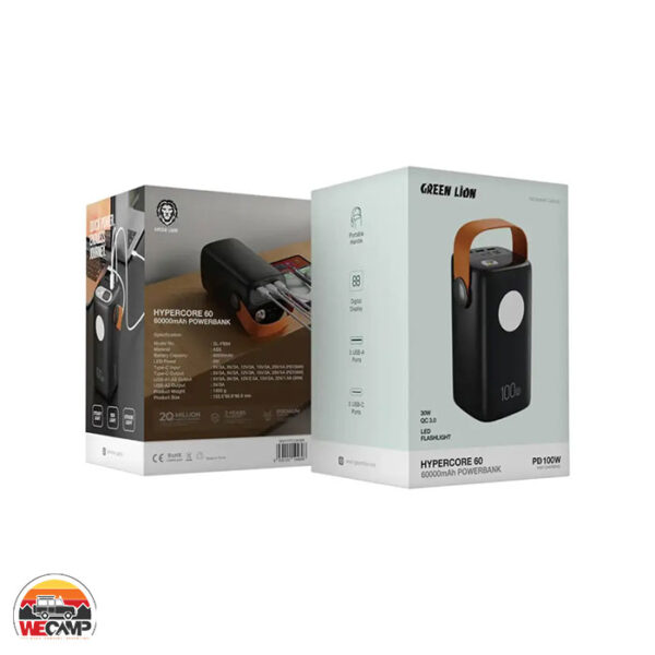 پاوربانک 60000 گرین لاین HYPERCORE 60