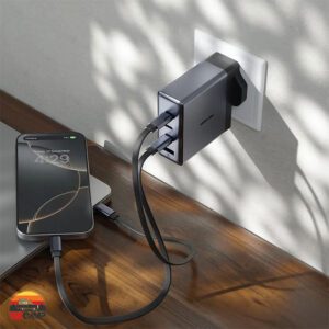 شارژر دیواری 140 وات GaNPremium گرین لاین مدل Green Lion GL-WC49