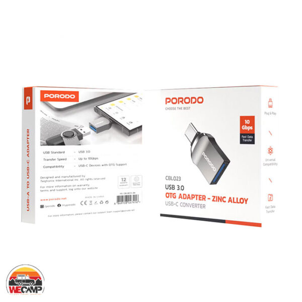 مبدل OTG USB-C پرودو CBL023