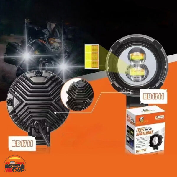 پروژکتور دو رنگ چهارحالته BB1711