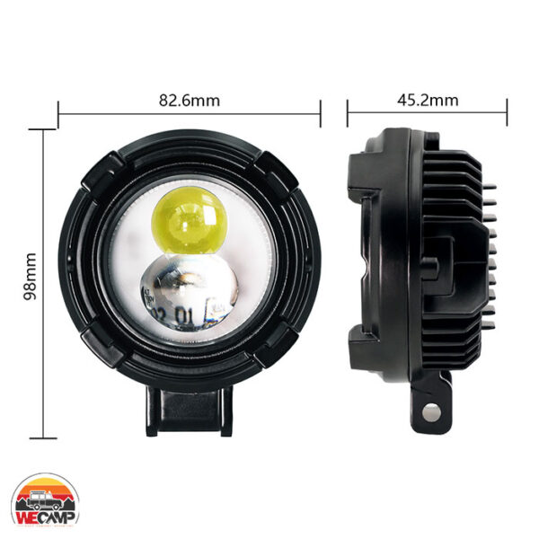 پروژکتور دو رنگ چهارحالته BB1711