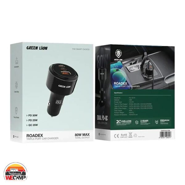 شارژر فندکی گرین لاین ROADEX