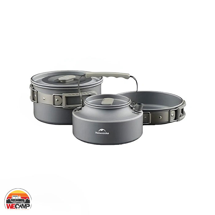 Naturehike-CNK2450CF010-3-camping-cooking-set-01 ست ظروف کمپینگ نیچرهایک CNK2450CF010-3