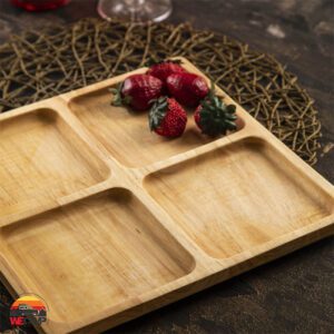 اردورخوری چهارخانه چوبی مربع بزرگ TK مدل 1032L
