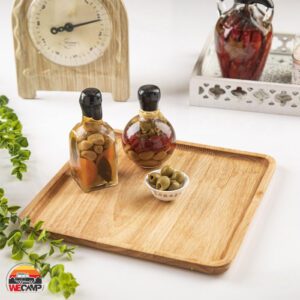 دیس چوبی مربع سایز بزرگ TK مدل 1078L