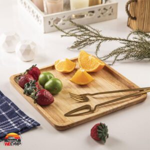دیس چوبی مربع سایز متوسط TK مدل 1078M