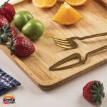 دیس چوبی مربع متوسط TK 1078M