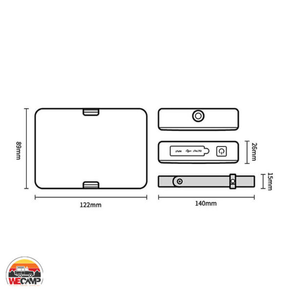 چراغ کمپینگ نیچرهایک Moonlight
