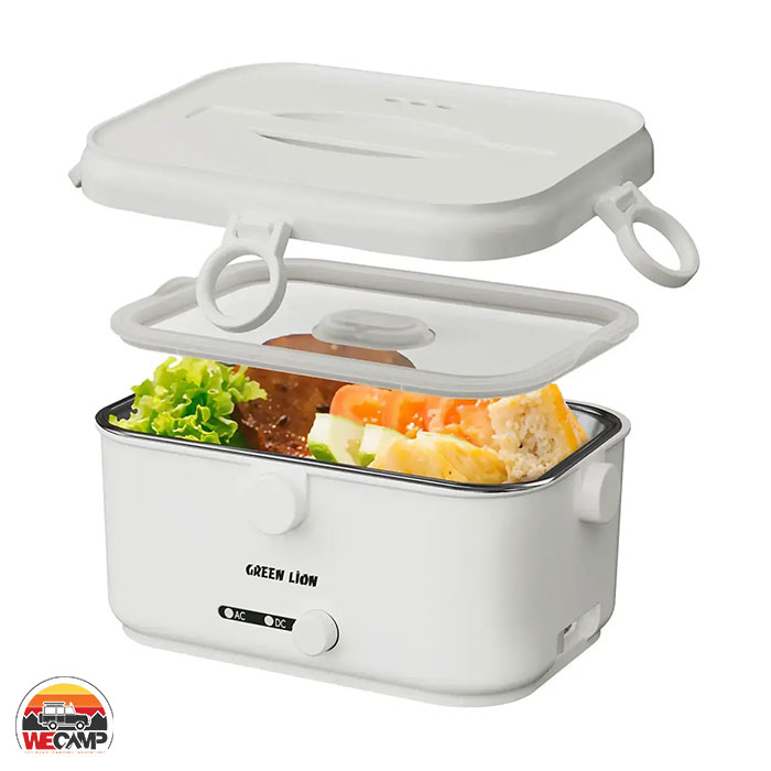 Green-Lion-Lunch-Mate-GNLCHMTEWH-GLB-15-electric-lunch-box-01 ظرف غذای الکتریکی گرین لاین Lunch Mate