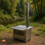 بخاری هیزمی لایف کمپ VLUX