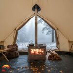 بخاری هیزمی لایف کمپ VLUX