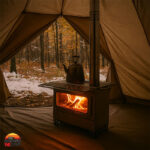 بخاری هیزمی لایف کمپ VLUX