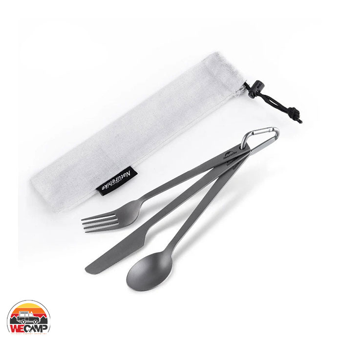 ست قاشق چنگال چاقو تیتانیومی نیچرهایک NH19T011-D