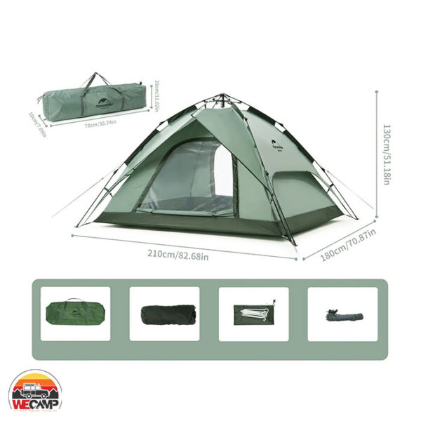 چادر 4 نفره اتوماتیک نیچرهایک NH21ZP008