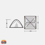 چادر اتوماتیک پکینیو C2026