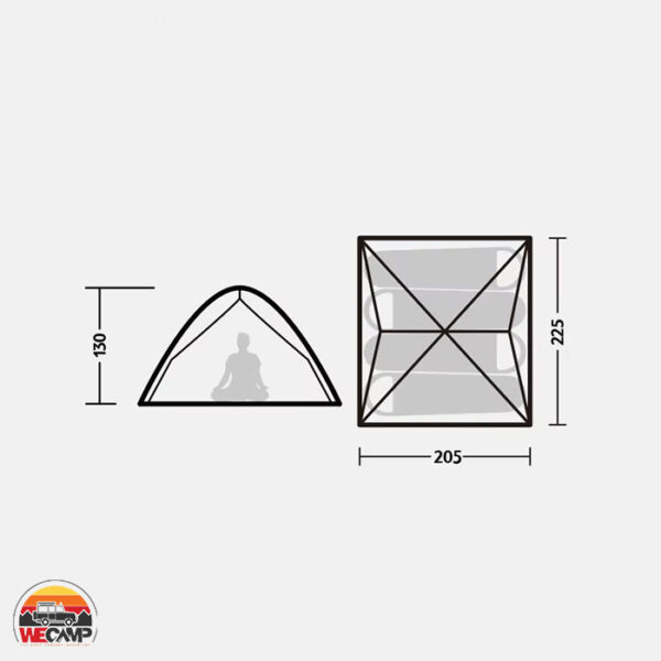 چادر اتوماتیک پکینیو C2026