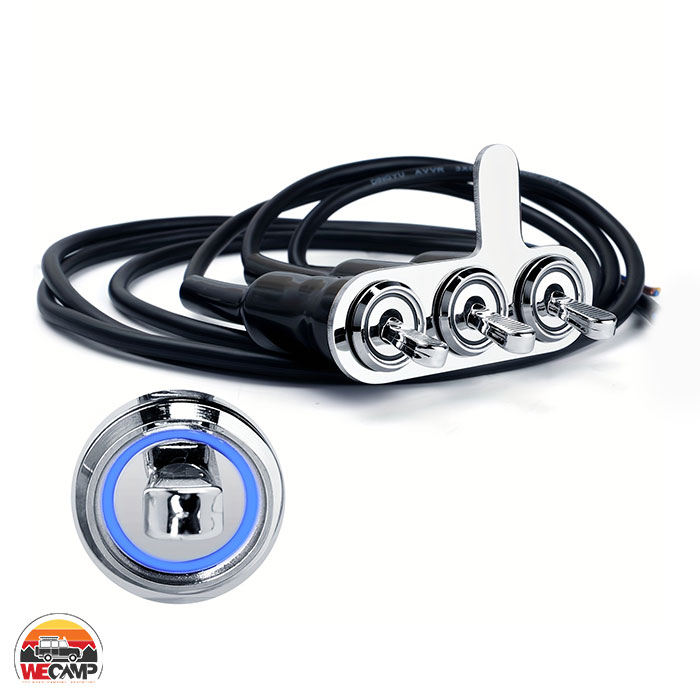 کلید کلنگی سه‌تایی بک‌لایت‌دار