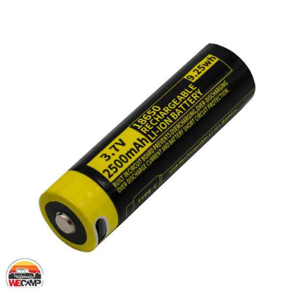 باتری 18650 قابل شارژ USB‑C